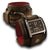 Dark Brown Layered Leather Cuff Watch with Stitching-Leather Cuff Watches-Rockstar Leatherworks™